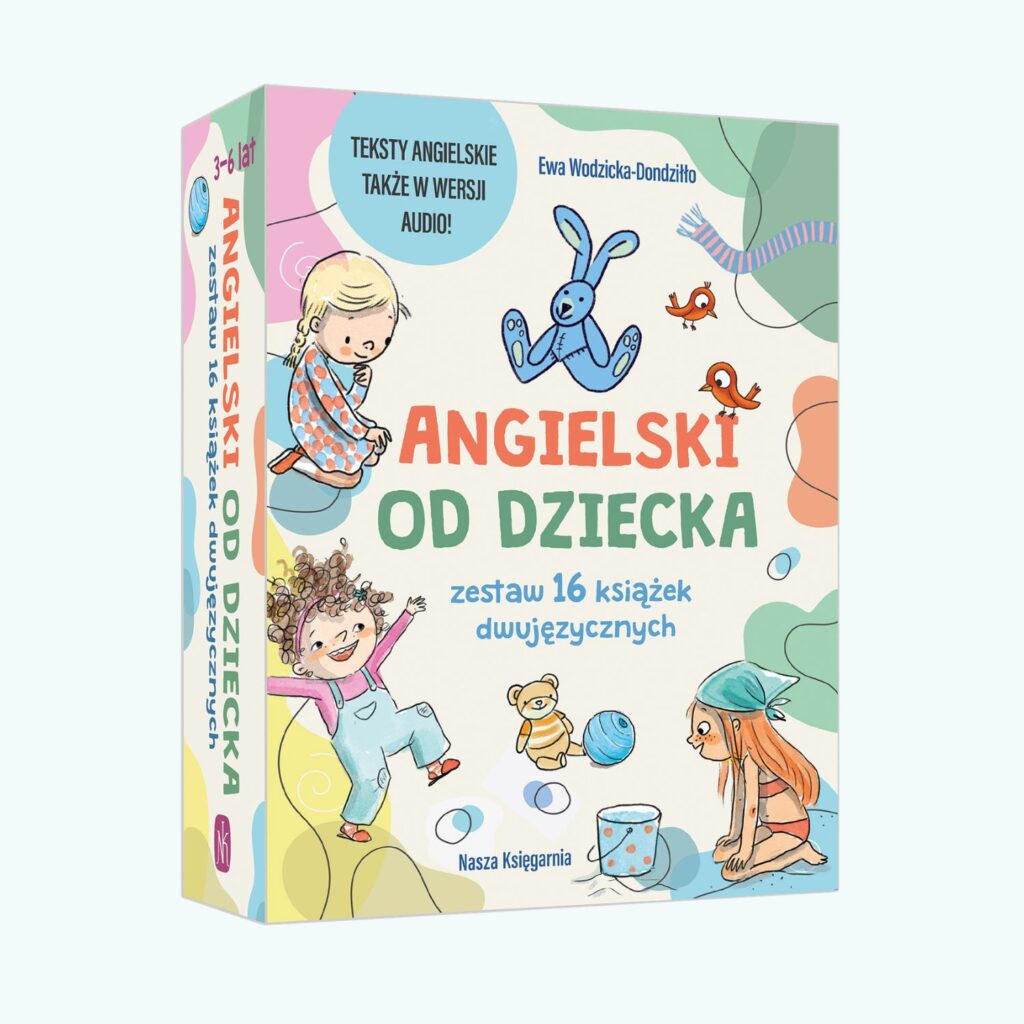 Angielski od dziecka - zestaw 16 książek dwujęzycznych