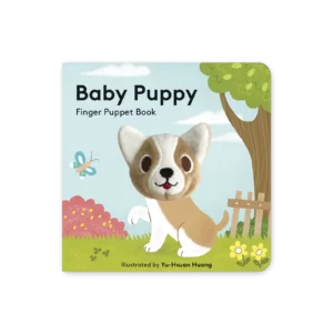 Okładka książki Baby Puppy z uroczą ilustracją małego szczeniaczka