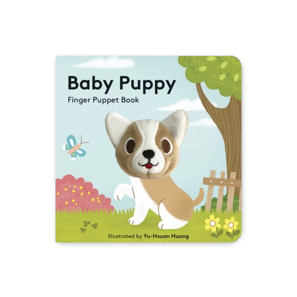 Okładka książki Baby Puppy z uroczą ilustracją małego szczeniaczka