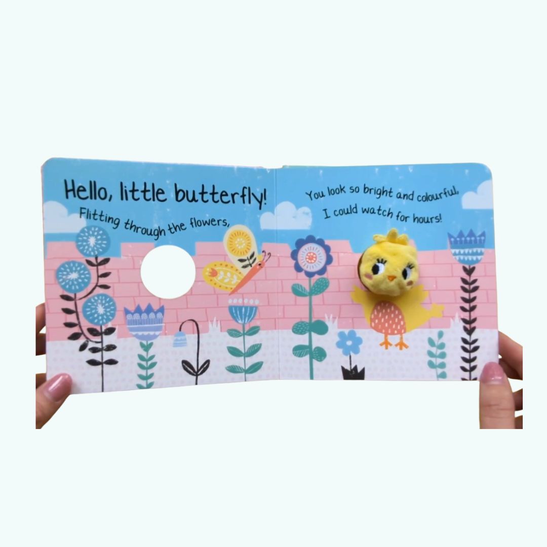 Hello Little Chick - Children's Finger Puppet Book - obrazek 3