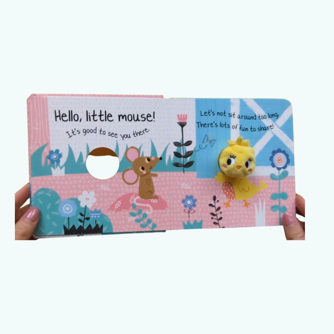 Hello Little Chick - Children's Finger Puppet Book - obrazek 4