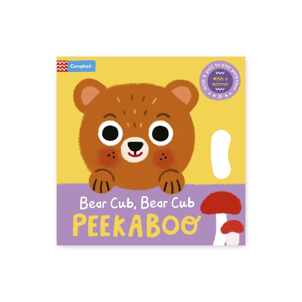 Okładka książki Bear Cub, Bear Cub z ilustracją małego niedźwiadka w lesie